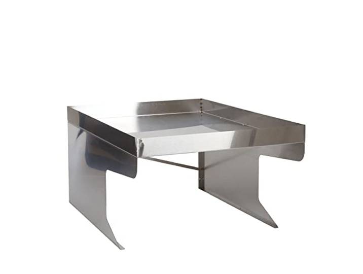Mendler XL Mähroboter-Garage HWC-G60 47x70x100cm - Edelstahl