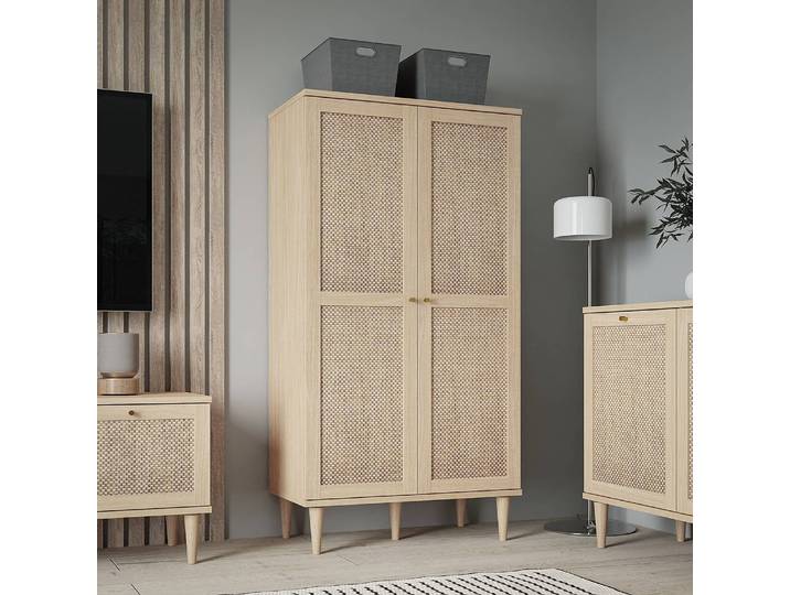 Schrank 80 x 167 x 41cm Braun