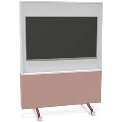 Sedus se:lab monitor wall Monitorwand auf Rollen - Purweiß (K94) / Antikrosa (K93)