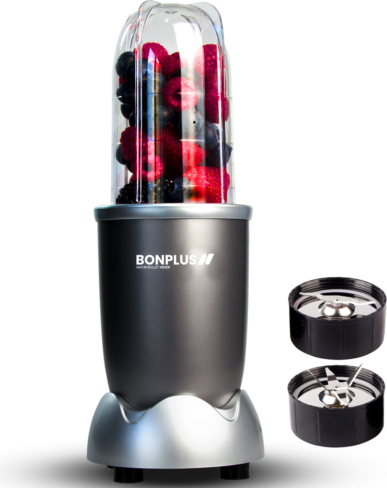 Bonplus BP Staande blender en smoothie maker met compacte hakmolen 400W - 19 stuks