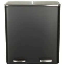 Abfallsammler Clean Schwarz ca. 59x65,5x32cm