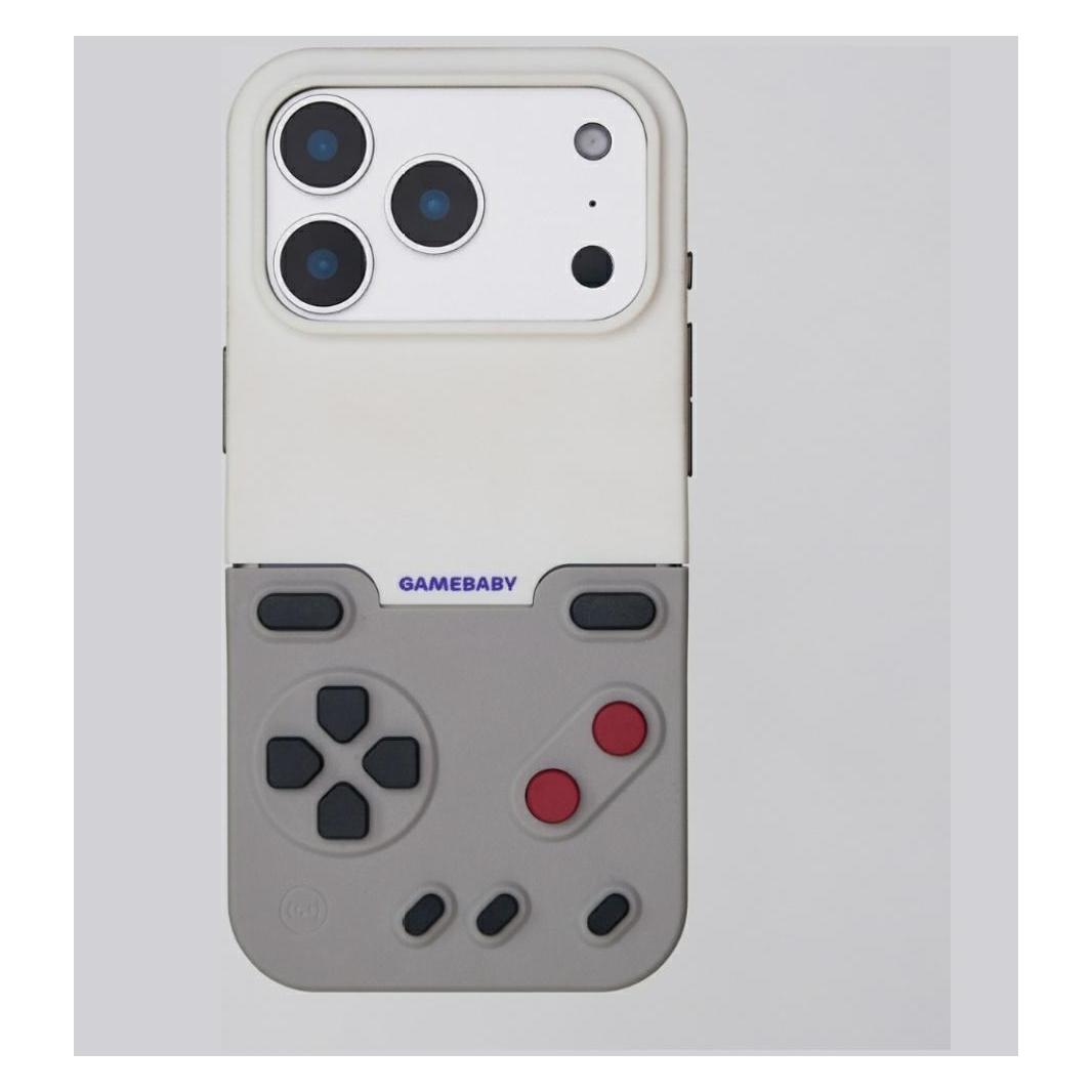 BitmoLab Case GAMEBABY with controller for iPhone 17 Pro Max gray (Apple iPhone 17 Pro Max) (AF4006)