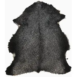SCHAFFELL Gotland Naturgrau Lockig Unikat ca. 100 cm