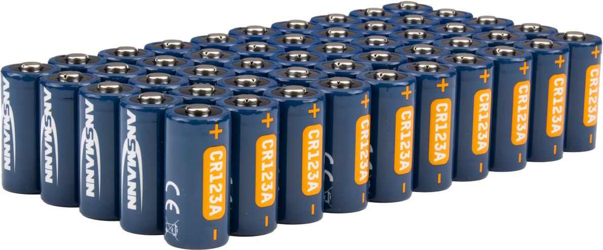 Ansmann Bulk CR123A Batteries  Box of 50