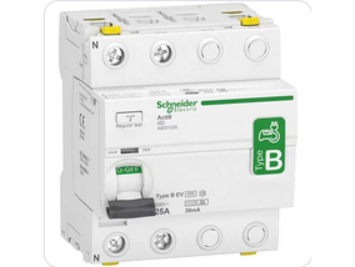 Schneider Electric - Acti9 Iid Interrupteur Différentiel 2 Pôles 25a 30ma Type B Ev 230v Schneider A9z51225