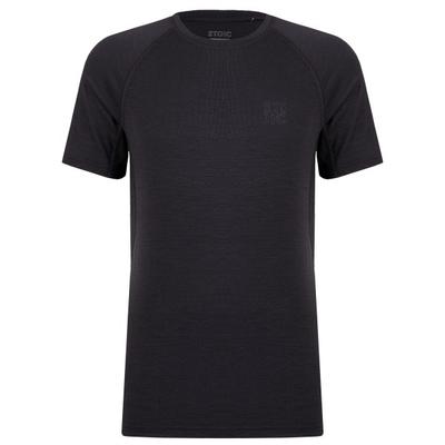 Stoic - MerinoMesh150 SadjemSt. S/S - Merinoshirt Gr S schwarz