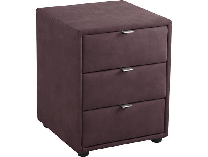 Nachtkonsole JOCKENHÖFER GRUPPE Lore , lila (aubergine 344, 05), H:53cm T:45cm, Sideboards, Nachtkonsole