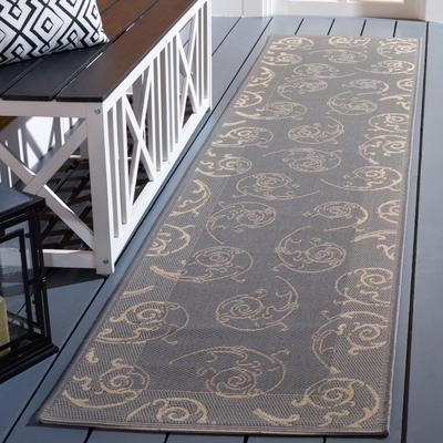 SAFAVIEH Courtyard Marlys Waterproof Patio Backyard Rug