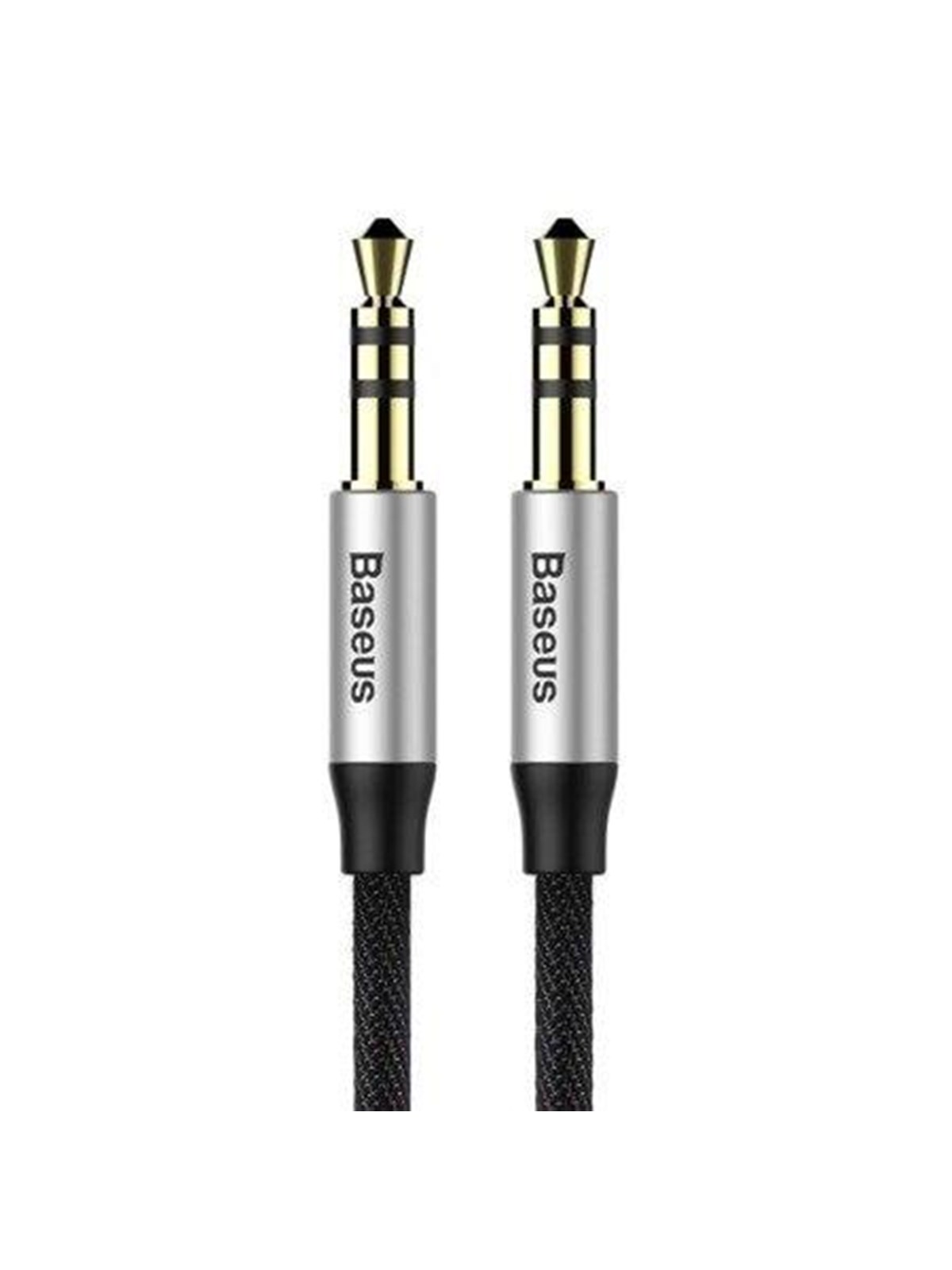 Baseus Yiven Audio Cable Cable 3.5 male Audio M30 1.5M Silver+ Black