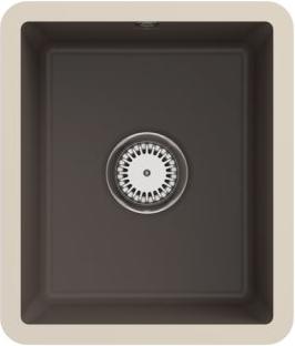 Villeroy & Boch Keramikspüle 332401TR, Subway 45 SU Unterbauspüle - inkl.