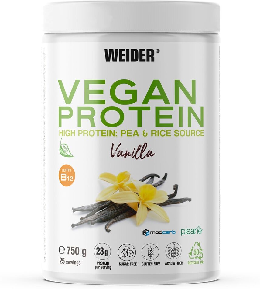 Weider Vegan Protein Vainilla 750g .