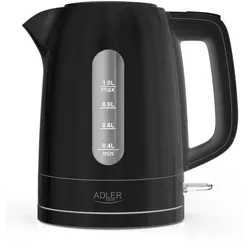 Adler AD 1380b Wasserkocher Kunstoff 1,0 l Schwarz
