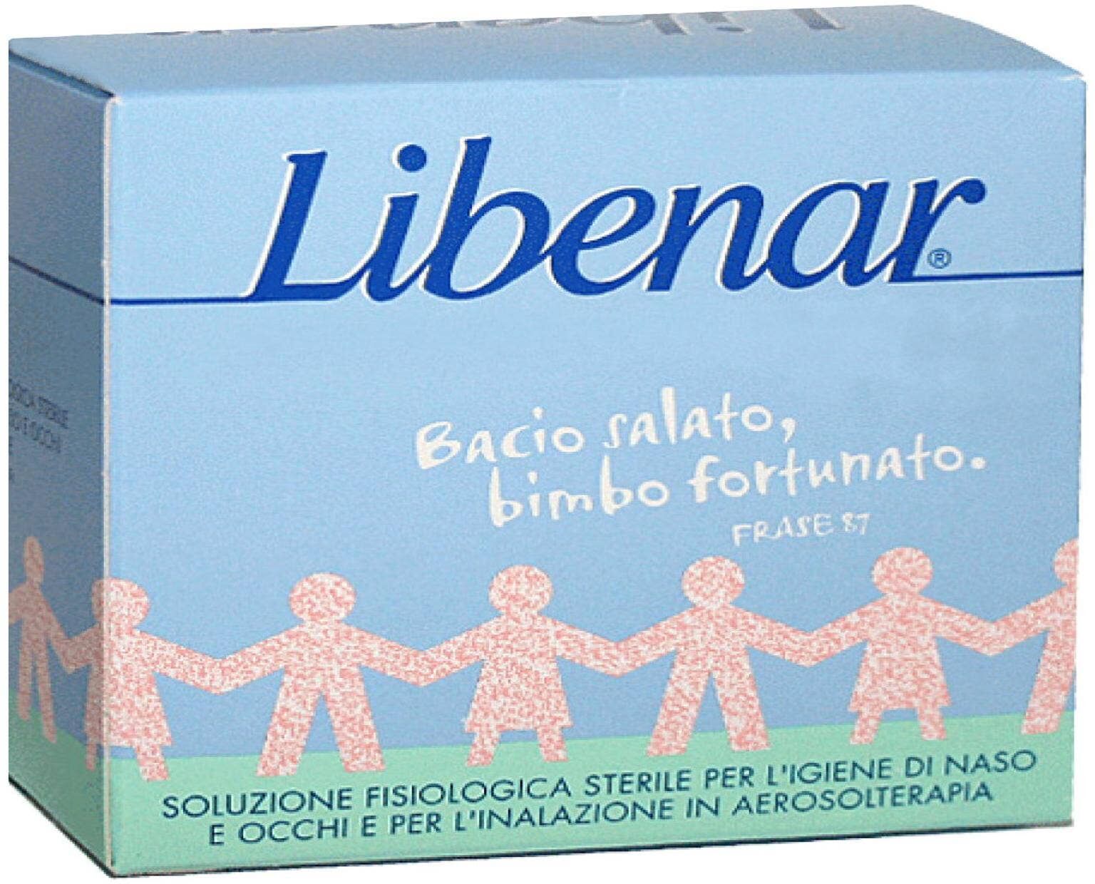 Libenar Soluzione Isotonica Salina Sterile Per L'Igiene Di Naso E Occhi 15 Flaconcini Da 5ml 