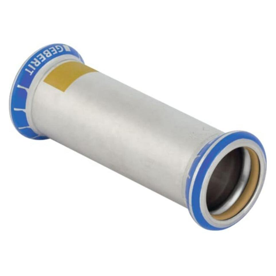 Geberit Gas-Schiebemuffe Mapress d 108mm, f Natur- u. Fl.-Gas, Edelstahl (Pressverbindung) (69152964)