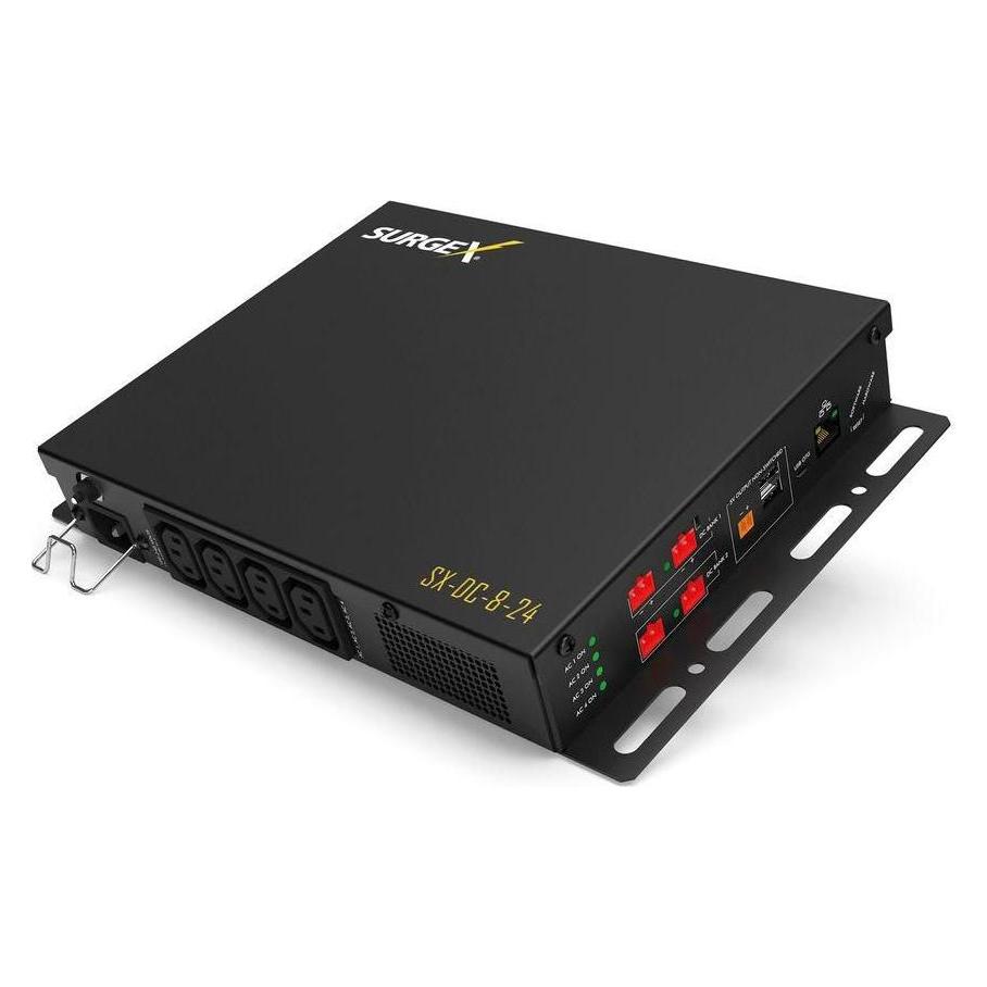 SurgeX PDU SQUID Power-Management-System 230V AC, 24V DC, 5V DC (AM-SX-DC-8-24-230)
