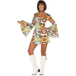 Fiestas Guirca 70er Jahre - Groovy Disco Dress (M)