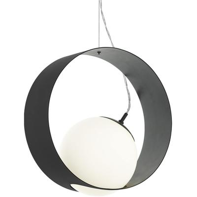 EGLO Pendelleuchte "CAMARGO", schwarz (schwarz, weiß), 1, H: 150cm, 1 Stk., Leuchten, Hängeleuchte, Hängelampe, Pendelleuchte