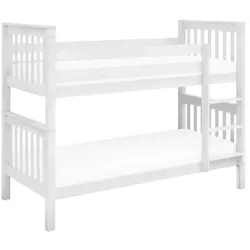 Infanskids Etagenbett Pino 90 x 200 cm Holz Weiß