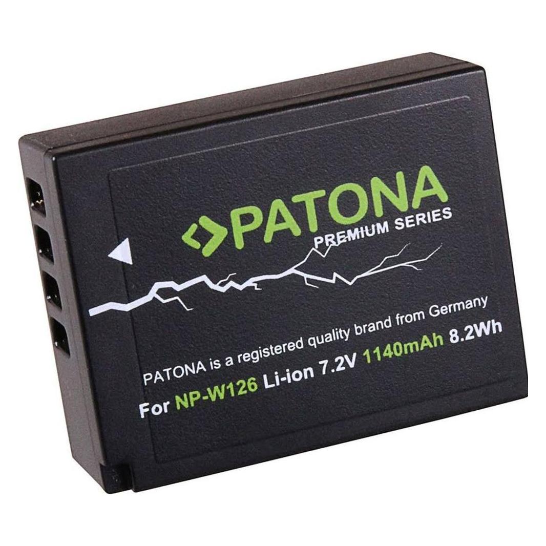Patona Digitalkamera-Akku Premium NP-W126 (Kamera Akku) (1252)