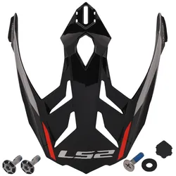LS2 Ersatz Schild MX701 Explorer 06 - rot