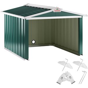 Gardebruk Mähroboter-Garage 109175, grün, aus Metall, universal, 86 x 63 x 100 cm