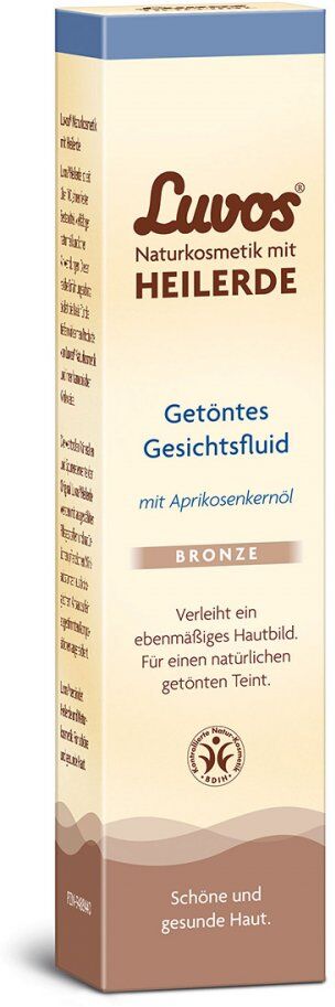 Luvos Naturkosmetik getöntes Gesichtsfluid bronze