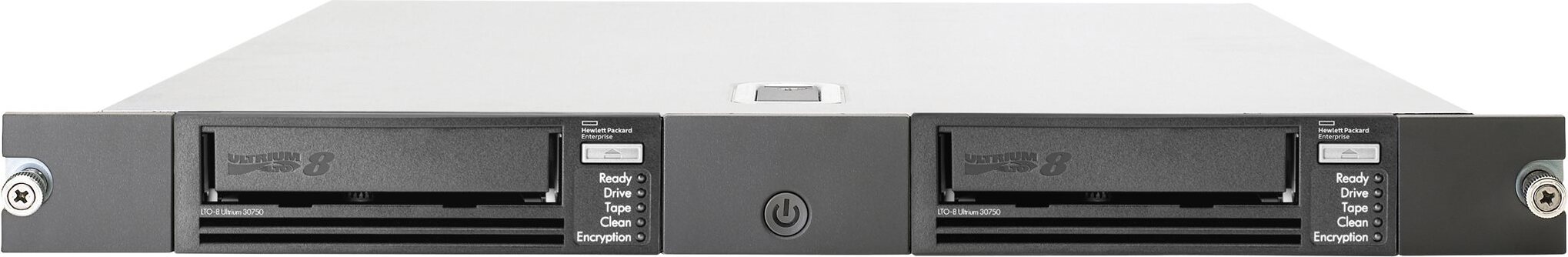 HPE StoreEver 1U Generic Rack Mount Kit, Serial Attached SCSI (SAS), 2.5:1, LTO, 1U, Schwarz, Metallisch, 256-bit AES