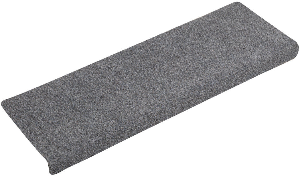 Wade Logan Breuer Non-Slip Stair Tread Light Grey 65cm L X 21cm W