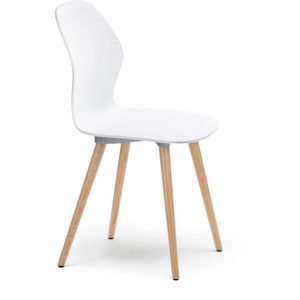 sedus Besucherstuhl sespot, ut-822/005, Vierfußstuhl, Kunststoff / Eiche, weiß