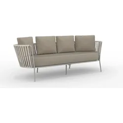 3-Sitzer Sofa Daisy Rope - wasserbeständig schlamm, taupe