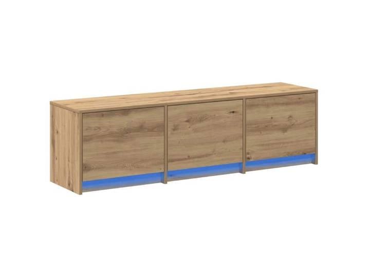 NEUF Meuble de Salon - Meuble hifi - Meuble TV - Chêne artisanal - Bois d'ingénierie 715489