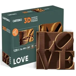 Cartonic LOVE - 3D Modell aus Karton
