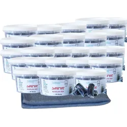 BADfabrik24 Sanit Spülkastensticks RDF blau 3372 24 Stück + Mikrofasertuch