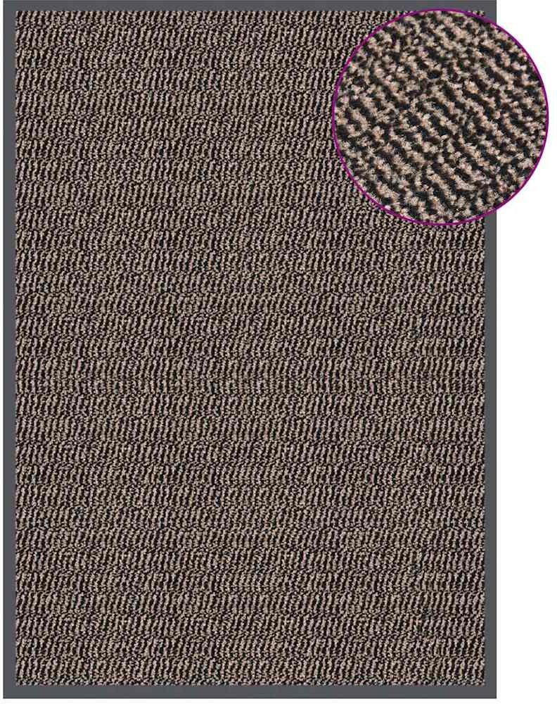 vidaXL Paillasson touffeté 60x90 cm Marron foncé