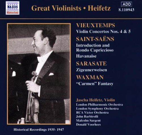 Jascha Heifetz - Violinkonzerte Nr. 4+5/+ - Preis vom 02.10.2026 23:42:20 h