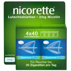 Nicorette Freshmint 2mg Lutschtabletten Gepresst 160 St
