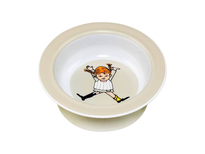 Rätt Start Assiette ventouse Pippi Cirkus Ø15,5 cm Beige