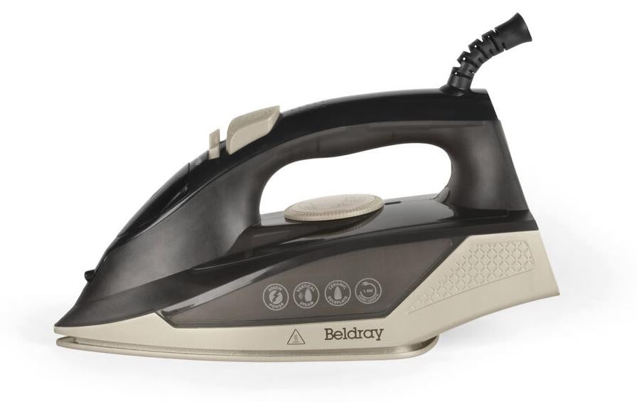 Beldray Stoomstrijkijzer 2000 W met 100 g/min stoom en 230 ml waterreservoir