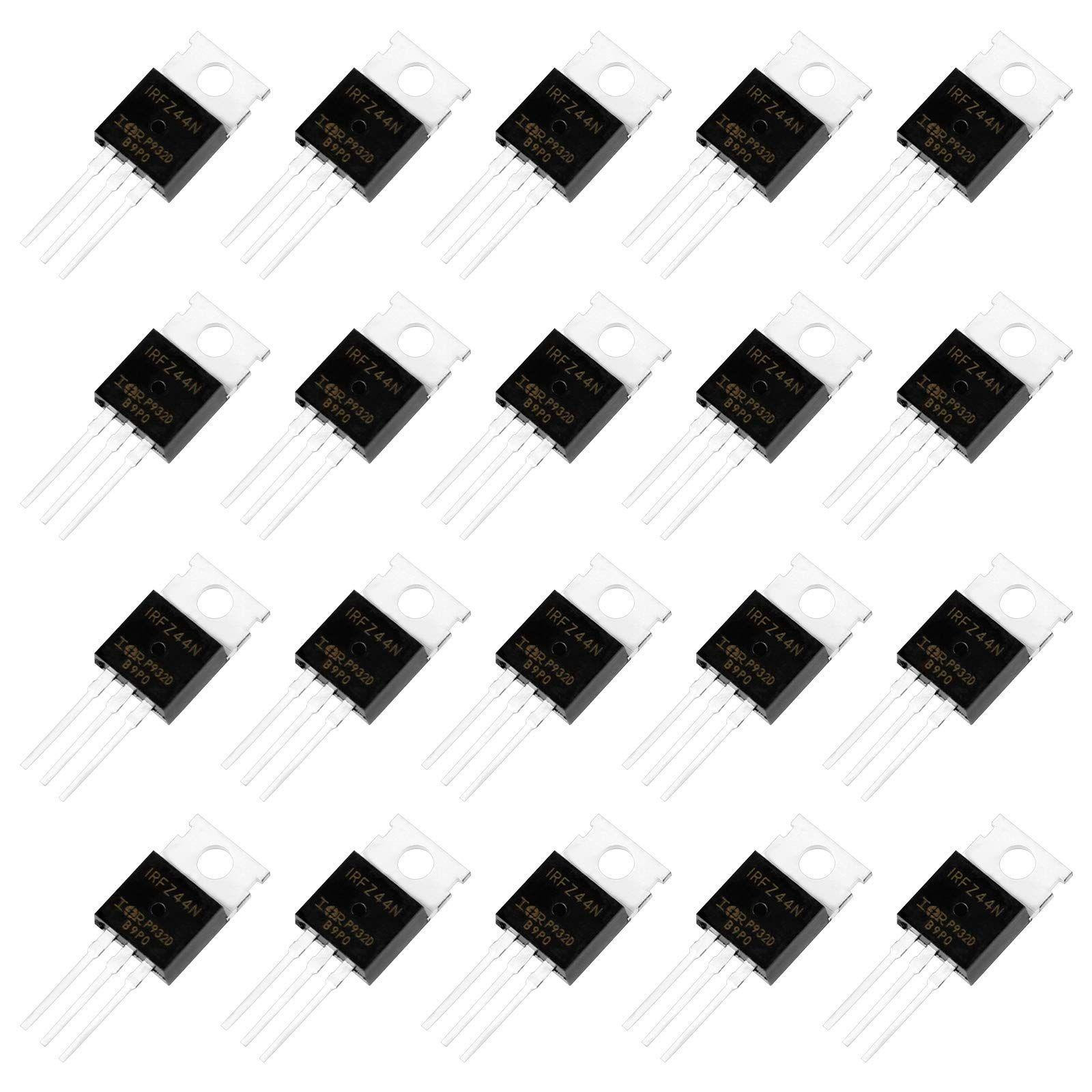 20 stuks N-kanaals Power MOSFET Transistor 3-pins High Power Matched Audio Transistor voor spanningsregeling