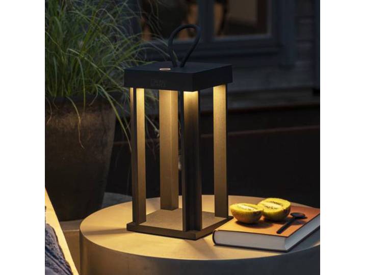 Konstsmide LED-Dekoleuchte Cannes USB, schwarz Cannes, dimmbar, schwarz, Aluminium, Modern