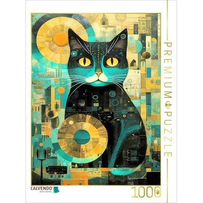 CALVENDO Puzzle Schwarzer Kater | 1000 Teile Lege-Größe 64x48cm Foto-Puzzle für glückliche Stunden, Sonstige von , Calvendo Puzzle