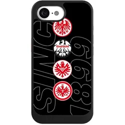 Nivocase Hülle für Apple iPhone 17e Handyhülle NIVOcore Case Schwarz Adler Eintracht Frankfurt Logo (Apple iPhone 17e), Smartphone Hülle, Schwarz