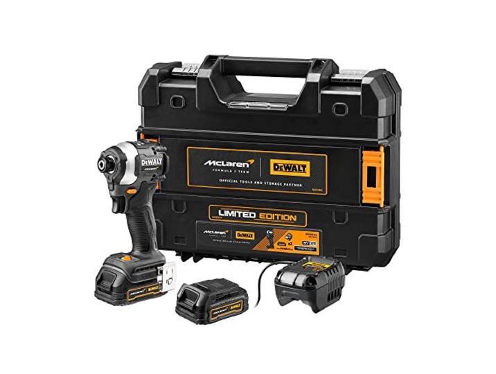 DEWALT McLaren Design Visseuse à percussion sans fil DCF85ME2GT-QW 18 V 1\,7 Ah 1/4