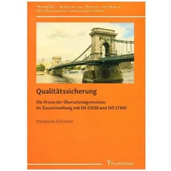 Qualitätssicherung, Fachbücher von Madeleine Schnierer