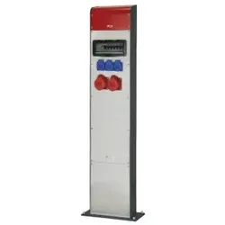 PCE 9082002 Energiesäule Stahl PILA BV 2x16/5 3xSSD 1x9218 Ea IP54