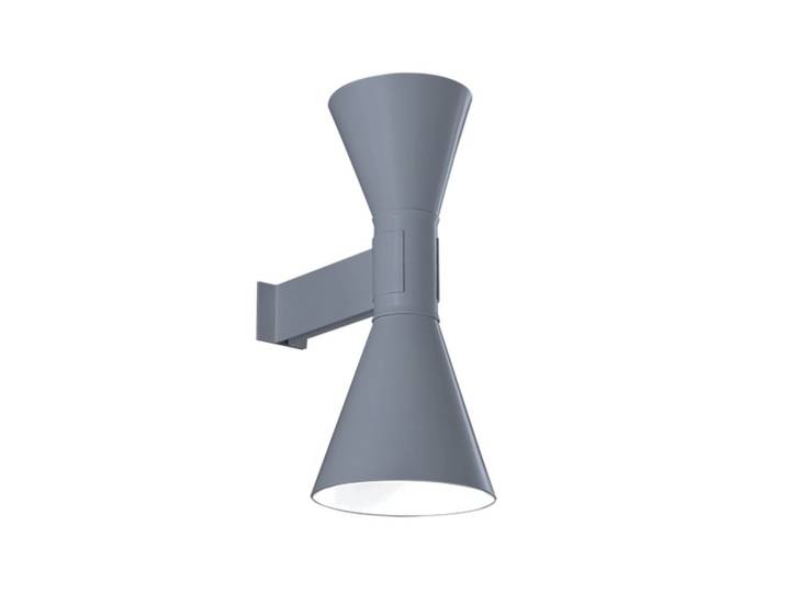 Applique de Marseille Mini Wandleuchte Grey - Nemo Lighting - Wohnzimmer - Aluminium