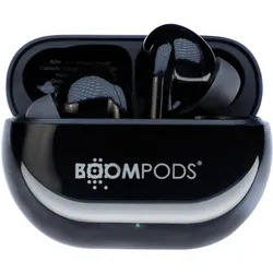 Boompods Bluetooth Earbuds 5.3 immersiver Sound IPX4 (5 h, Kabellos), Kopfhörer, Schwarz