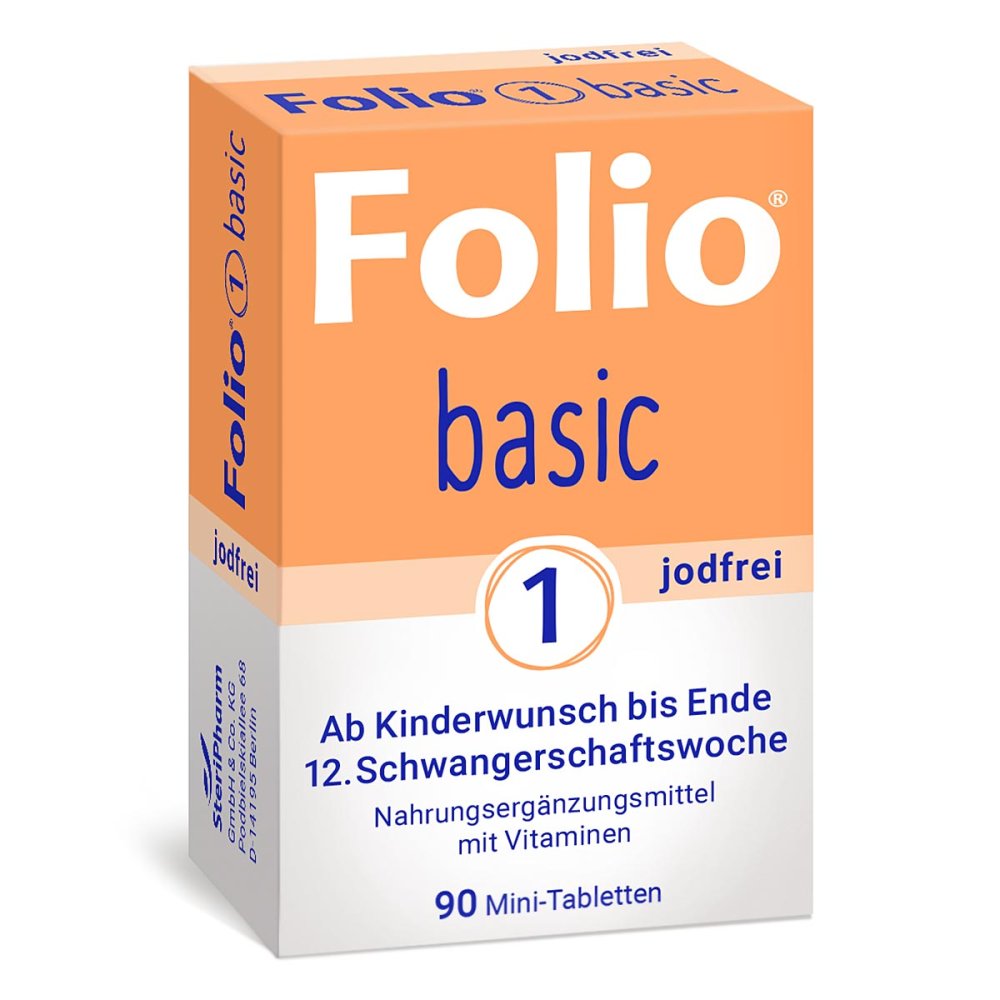 SteriPharm Pharmazeutische Produkte GmbH & Co. KG Folio 1 Basic Jodfrei Filmtabletten 18671344