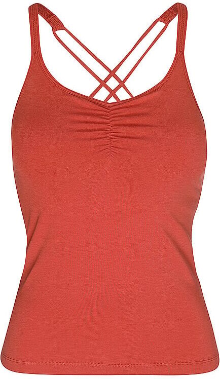 MANDALA Damen Yoga Tanktop Infinity koralle   M W