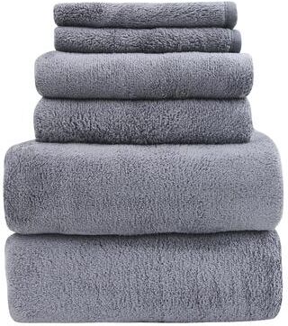 Farberware FBT-001-FS-7 Flint Stone Coral Fleece-Bath Towel - 6PC